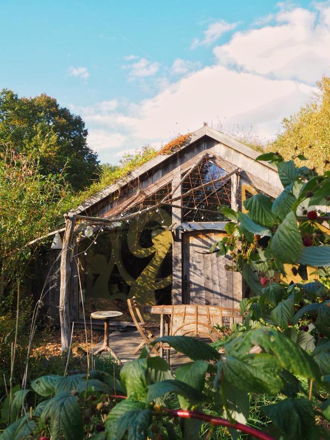 Ecolodge La Belle Verte Saint-M'herve Экстерьер фото