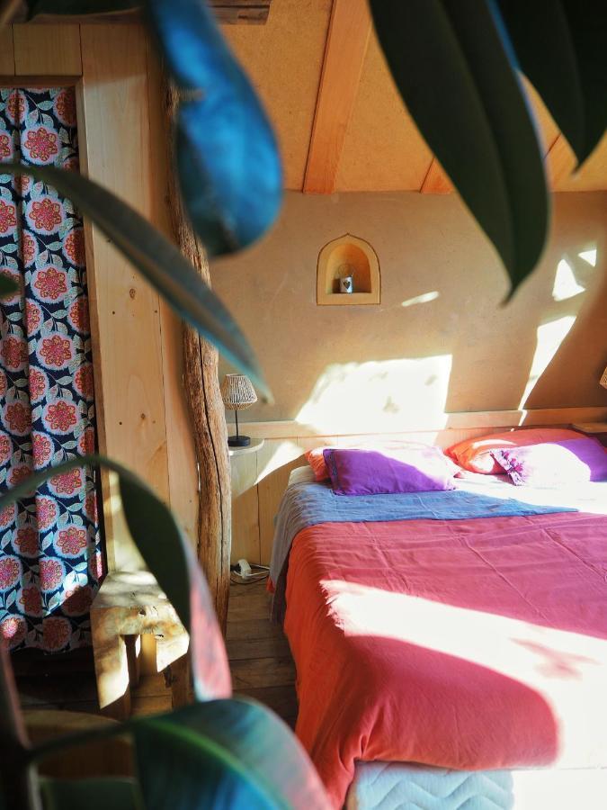 Ecolodge La Belle Verte Saint-M'herve Экстерьер фото