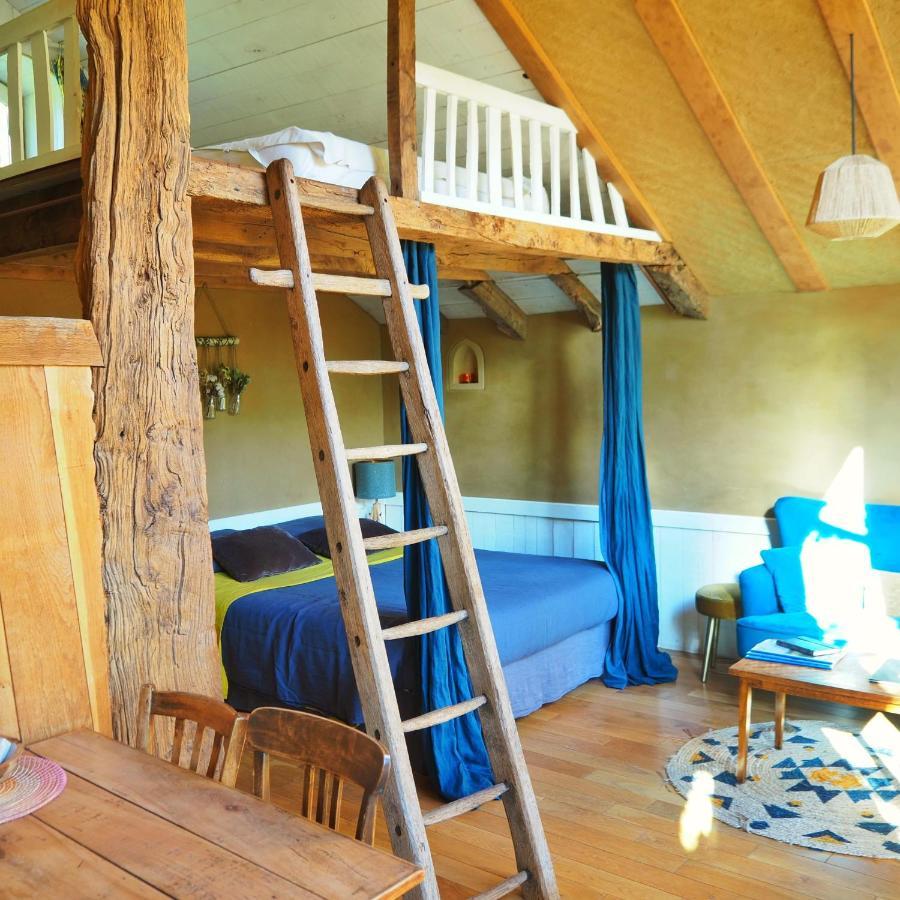 Ecolodge La Belle Verte Saint-M'herve Экстерьер фото