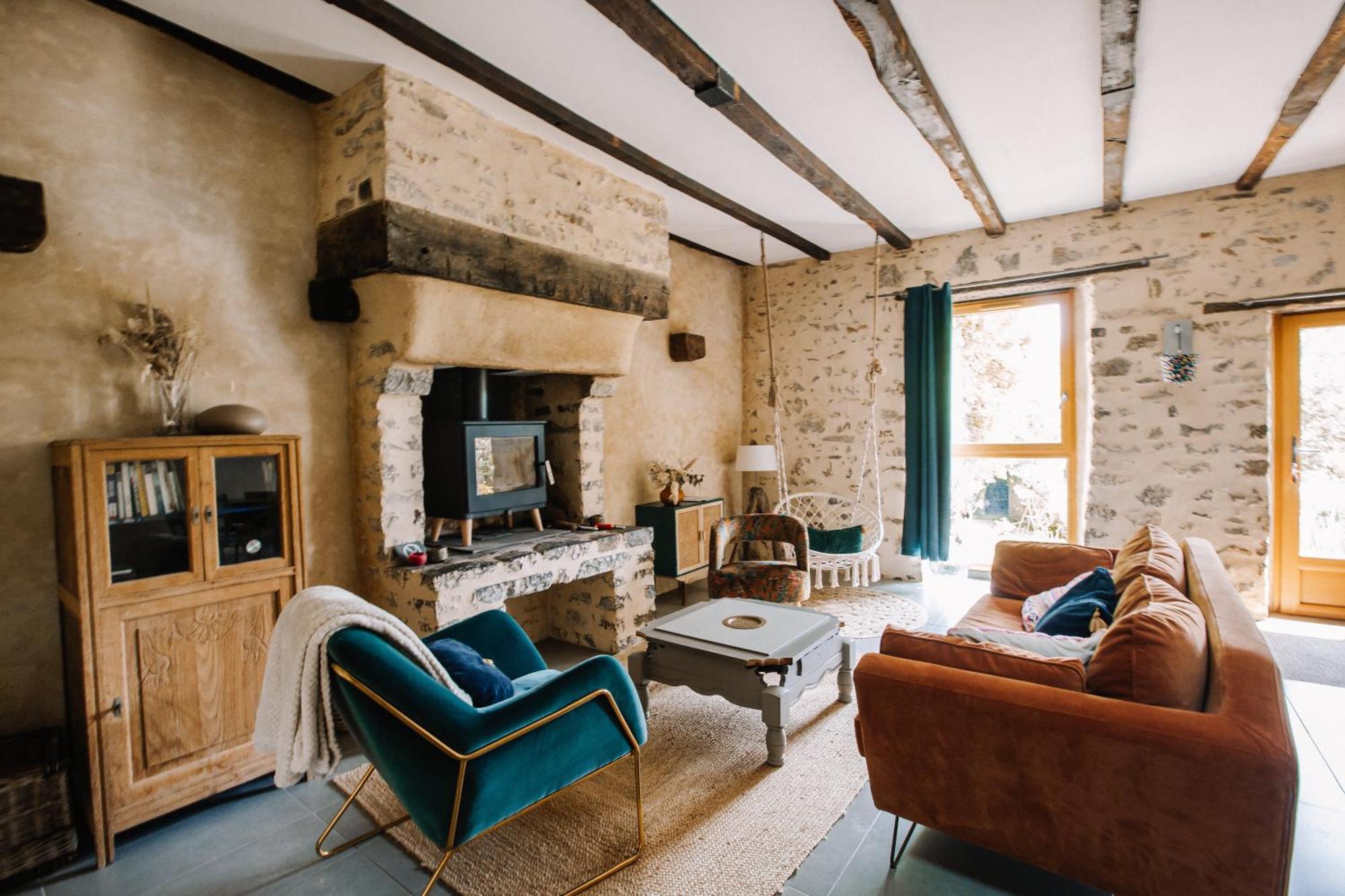 Ecolodge La Belle Verte Saint-M'herve Экстерьер фото