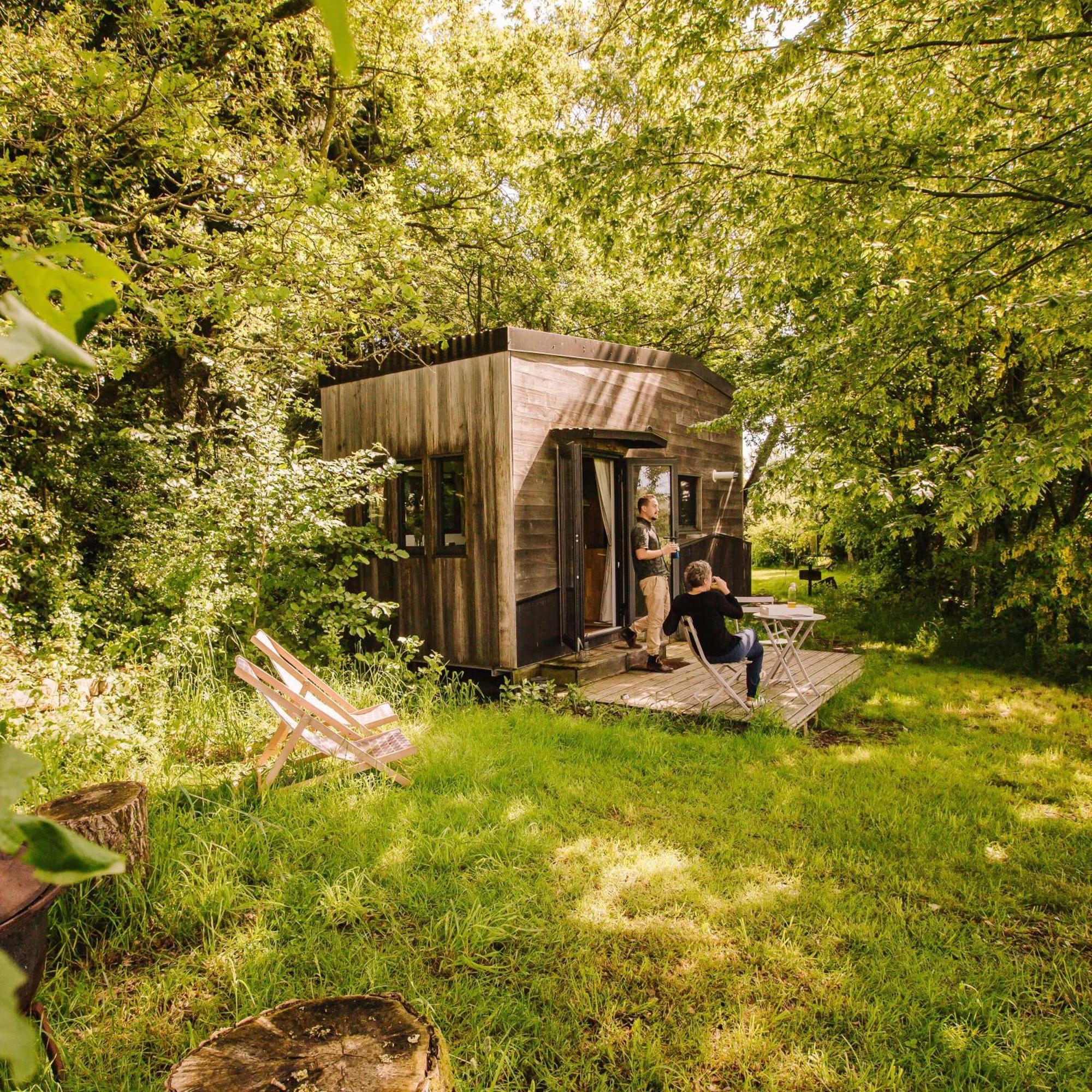 Ecolodge La Belle Verte Saint-M'herve Экстерьер фото