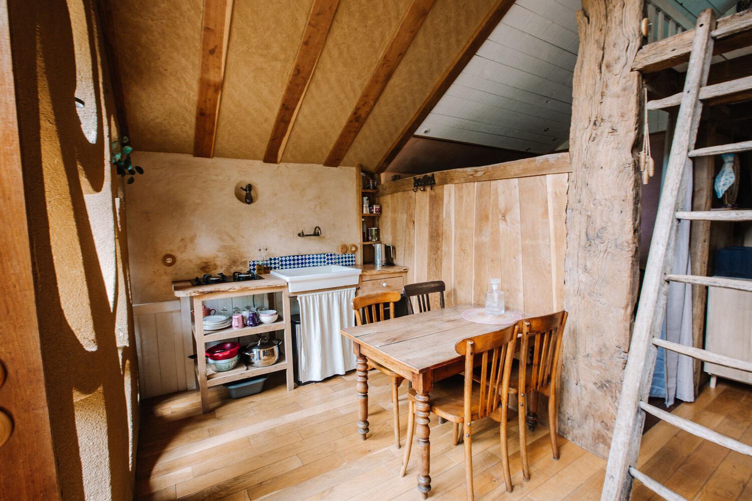 Ecolodge La Belle Verte Saint-M'herve Экстерьер фото