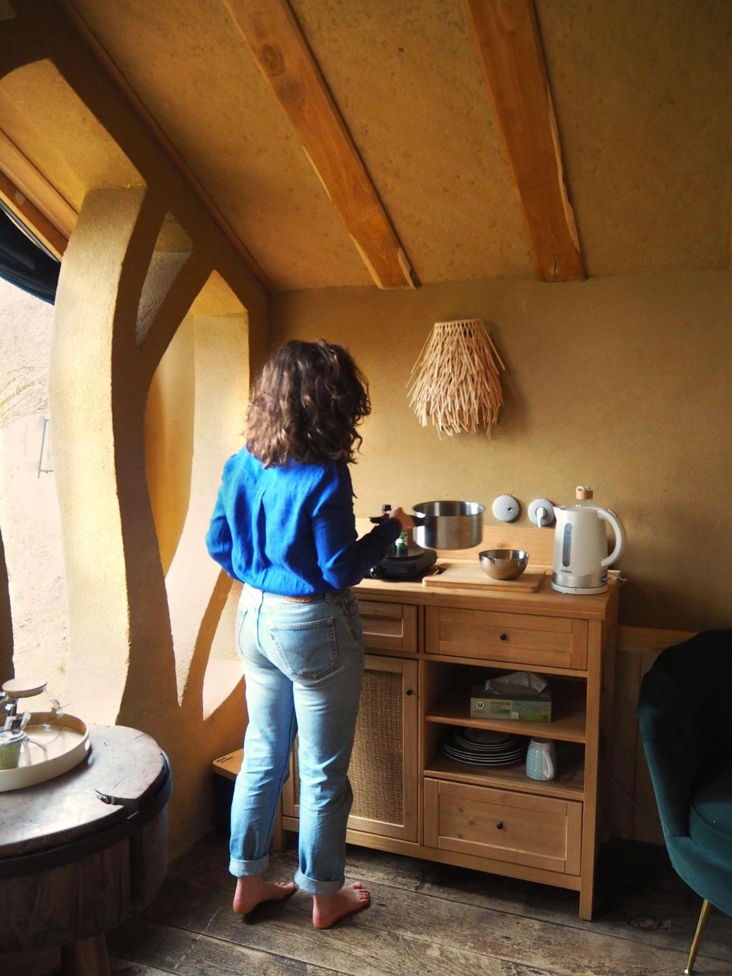 Ecolodge La Belle Verte Saint-M'herve Экстерьер фото
